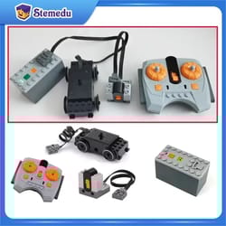 high-tech train track motor power functions remote control building blocks set