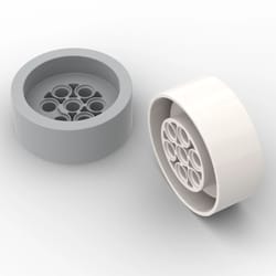 moc 68327 technic 41x15mm mechanical wheels building block accessories