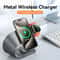 4in1 Magnetic Wireless Charging Station 15W Fast Charger Stand For IPhone AirPods Apple Watch 1