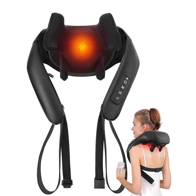 Masgre Cordless Shiatsu Back And Neck Massager With Heat 4