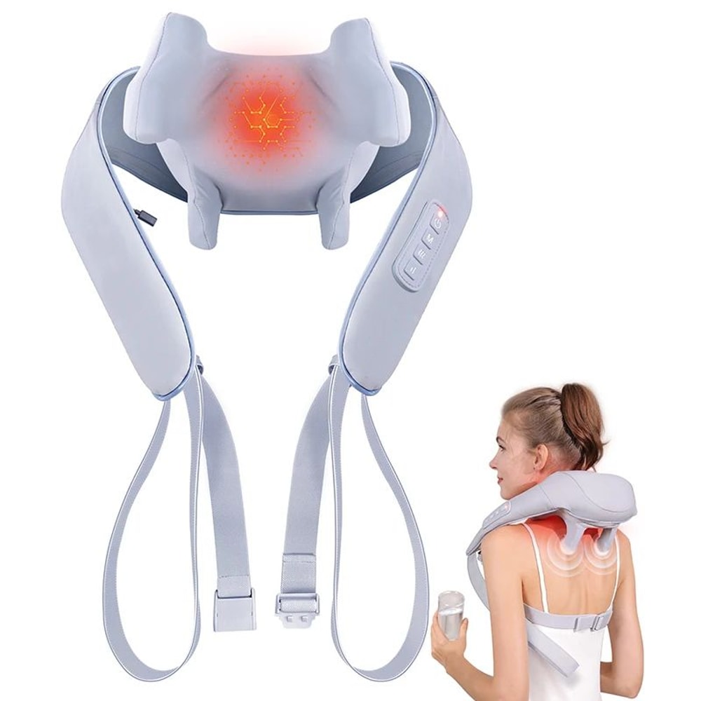 Masgre Cordless Shiatsu Back And Neck Massager With Heat 5