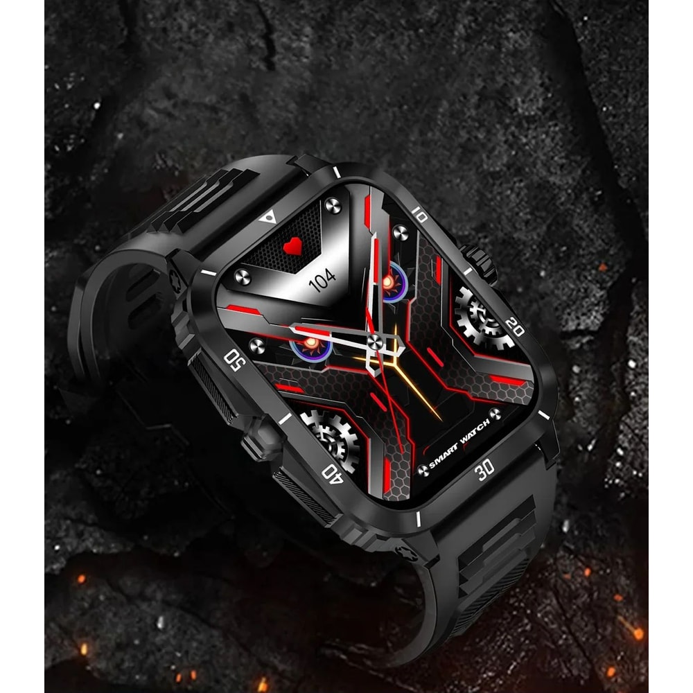 KT71 Bluetooth Calling Smartwatch With Heart Rate Blood Oxygen Monitor 5