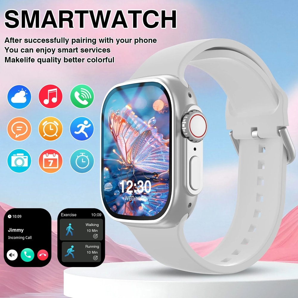 201 HD Sports Smart Watch With Bluetooth Calling Health Monitor 7
