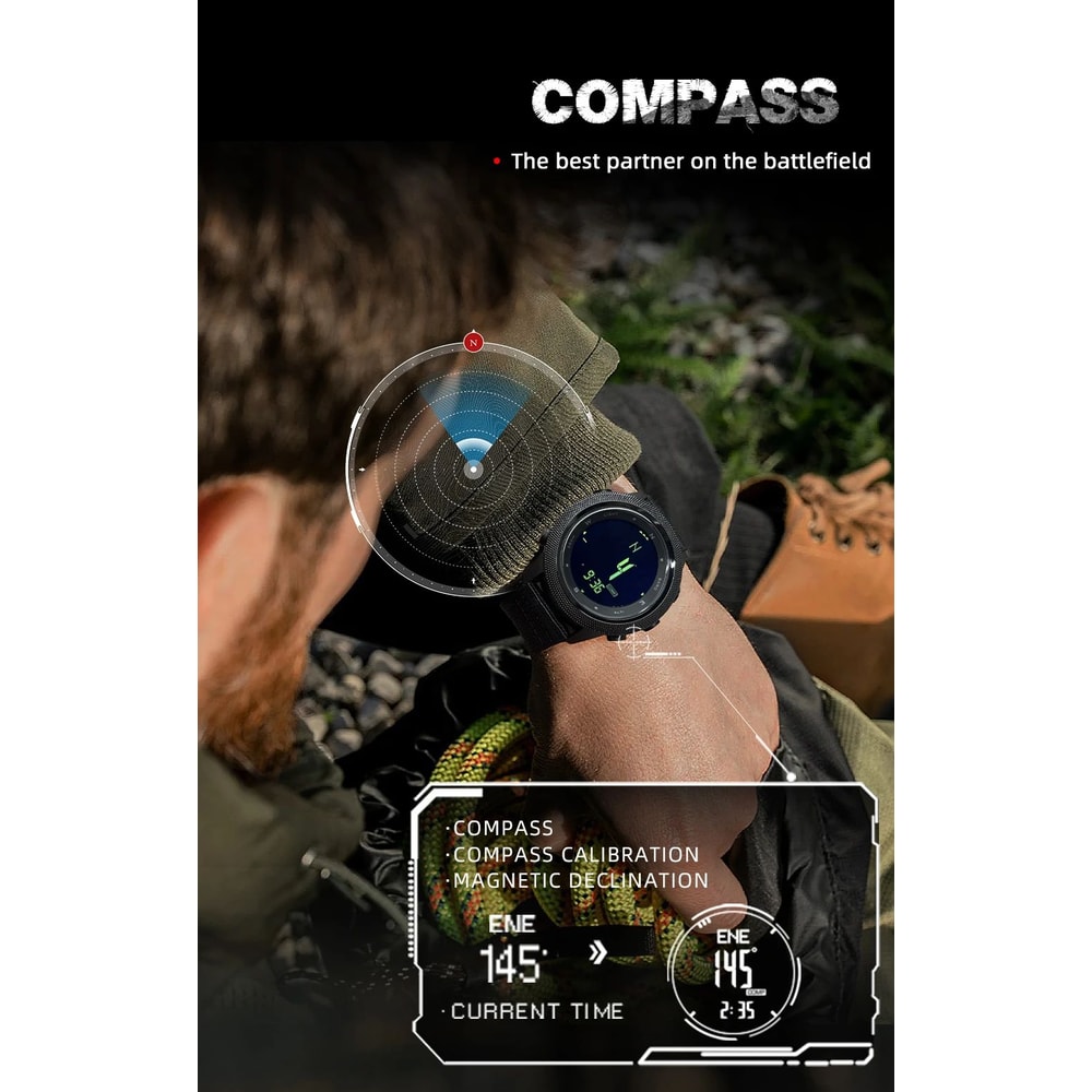 NORTH EDGE APACHE46 Outdoor Sports Watch With Altimeter Barometer Compass 2