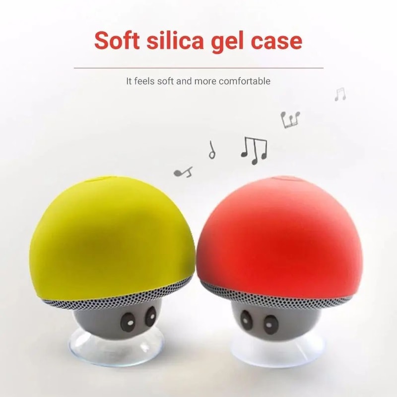 Portable Bluetooth Speaker With Suction Cup Deep Bass Subwoofer 3