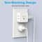 5Way Wall Outlet Extender With Multi Plug Splitter Design 4