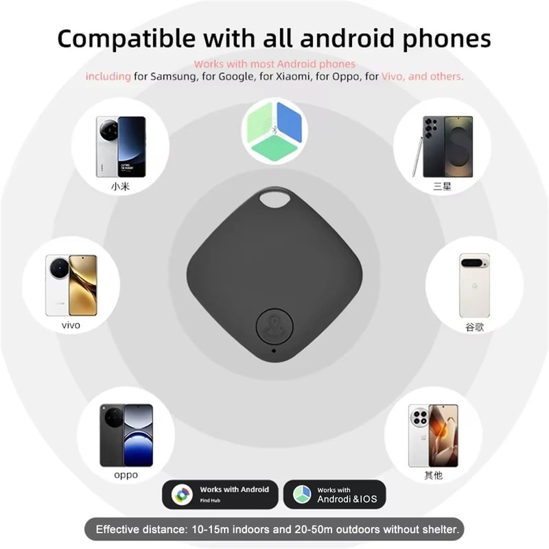 Smart Bluetooth GPS Tracker Tag For Keys Pets Valuables 3