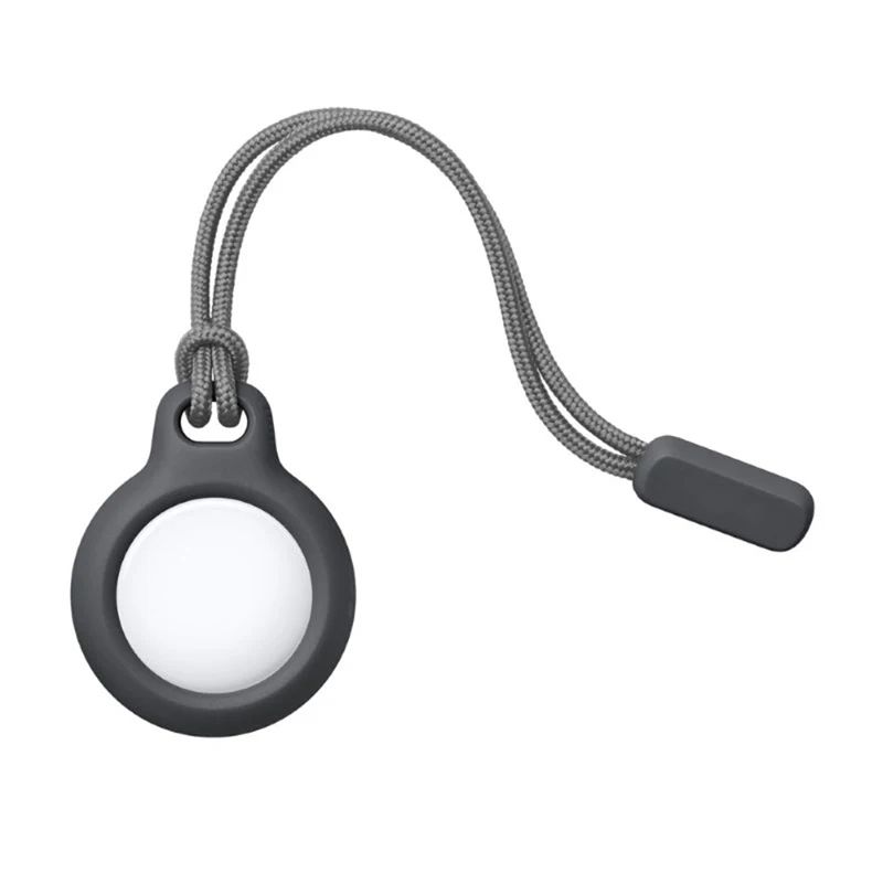 Liquid Silicone AirTag Case With Keychain For Pets Keys 6