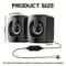 USB Wired Computer Speakers With LED Light BuiltIn Microphone 3