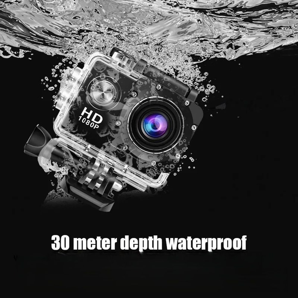 Waterproof Underwater Action Camera For Sports Diving Riding 3