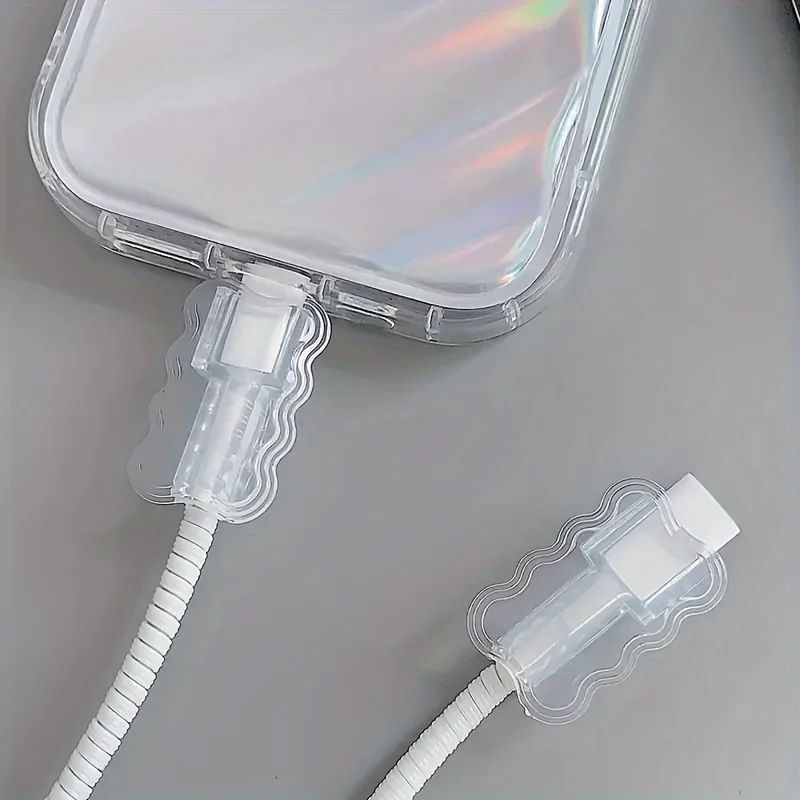 10Pack Data Cable Protective Sleeves AntiBreak Cable Saver Set 4