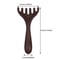 Wooden Meridian Head Massager Comb 6Claw AntiStatic Scalp Massage Tool For Circulation Relaxation 5