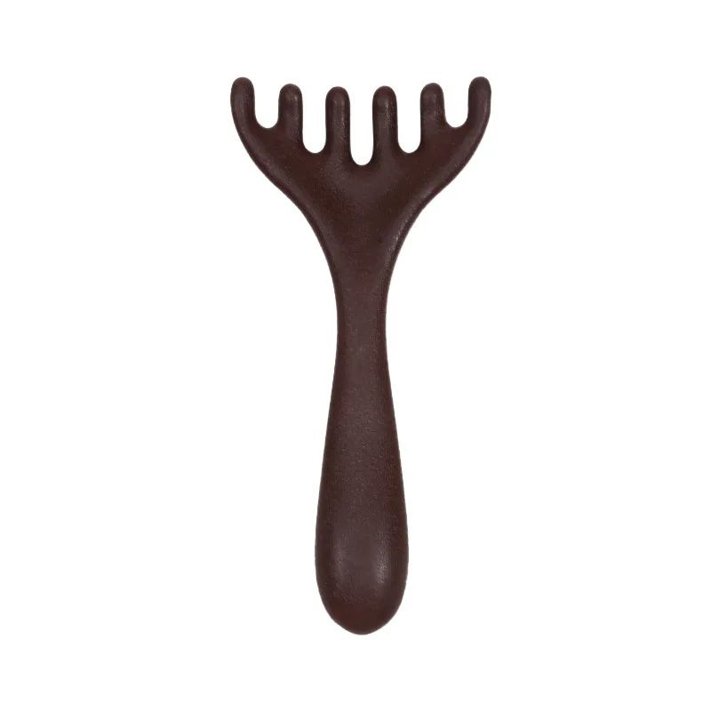 Wooden Meridian Head Massager Comb 6Claw AntiStatic Scalp Massage Tool For Circulation Relaxation 6