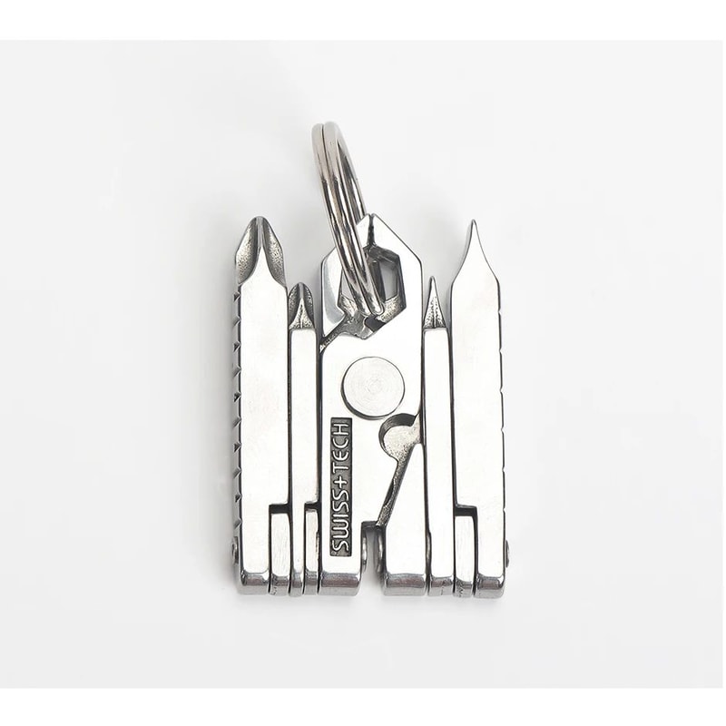 SWISS TECH 19in1 Multitool Pliers Compact EDC Pocket Tool For Camping Cycling Everyday Repairs 8