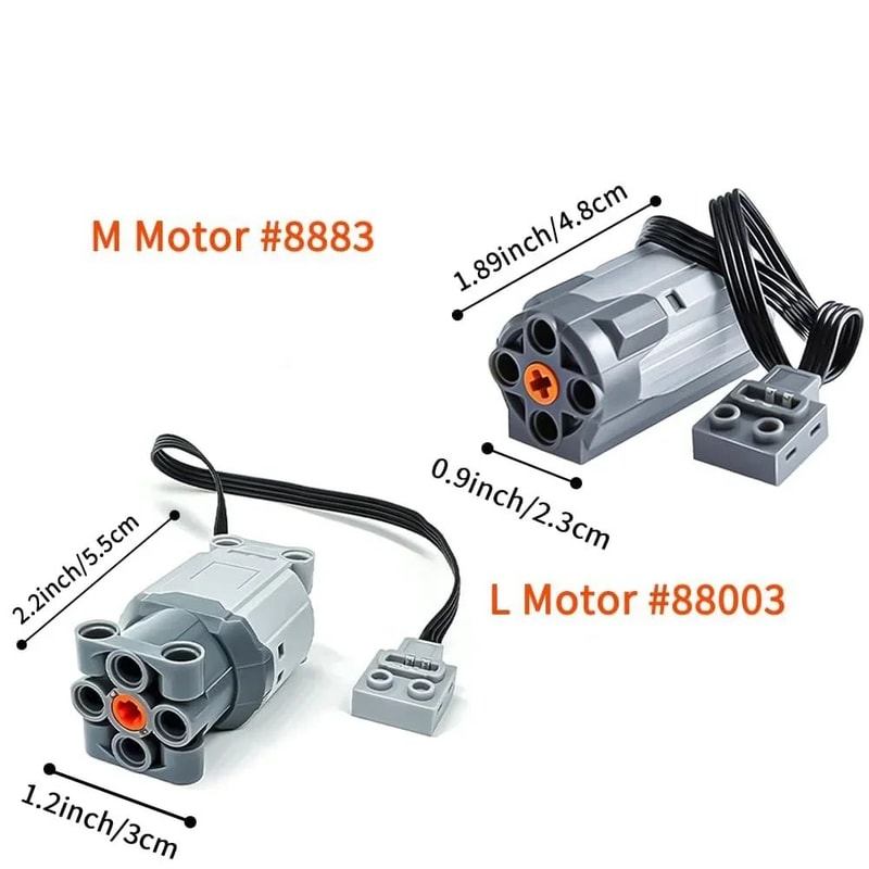 8Way Remote Control Building Blocks Motor Kit With APP Programming PF Compatible MOC Power Set 3