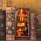 DIY Magic Academy Book Nook Kit Wooden Miniature Bookshelf Insert Decorative Bookend 1
