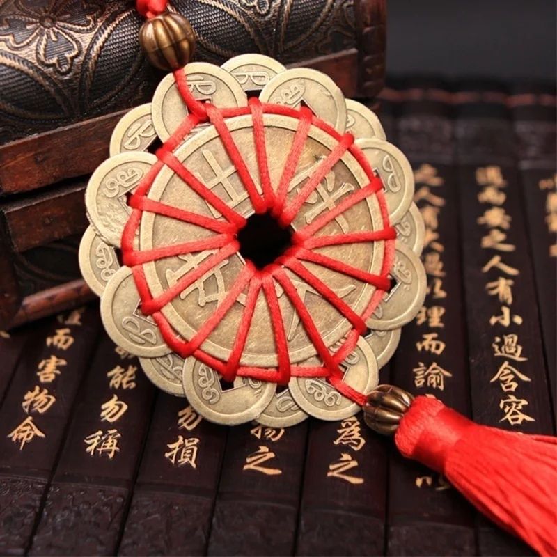 Ancient Chinese Feng Shui Coins Charm Lucky Prosperity Wall Hanging Decor 4