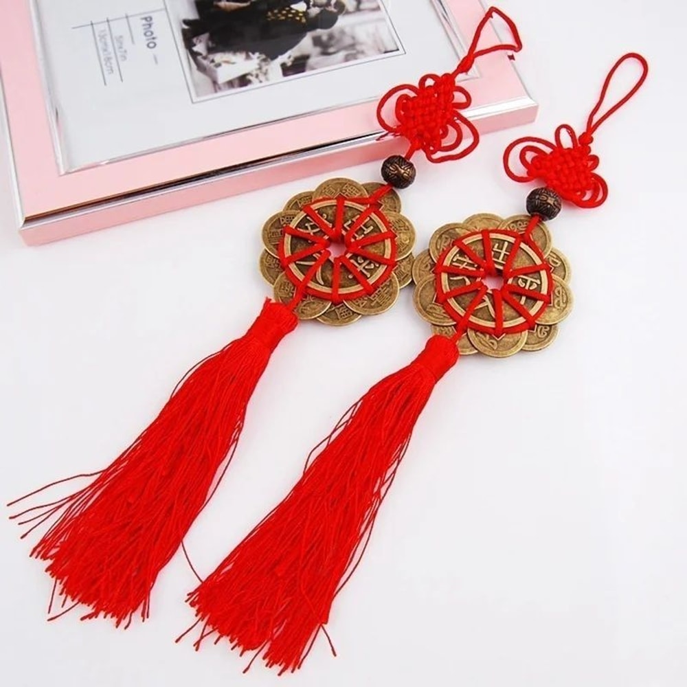 Ancient Chinese Feng Shui Coins Charm Lucky Prosperity Wall Hanging Decor 5