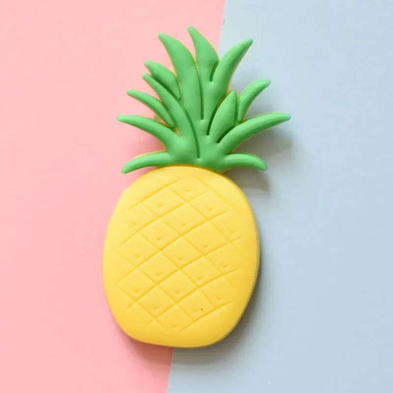 9PCS Cute Fruit Fridge Magnets Cartoon Soft Rubber Refrigerator Decor Set 5