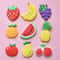 9PCS Cute Fruit Fridge Magnets Cartoon Soft Rubber Refrigerator Decor Set 6