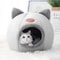 Winter Cozy Cat Cave Bed Warm Enclosed Pet Tent House For Cats Small Dogs 0