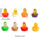 GlowintheDark Mini Duck Garden Decor Luminous Resin Animal Figurines For Fairy Gardens Potted Pla 5