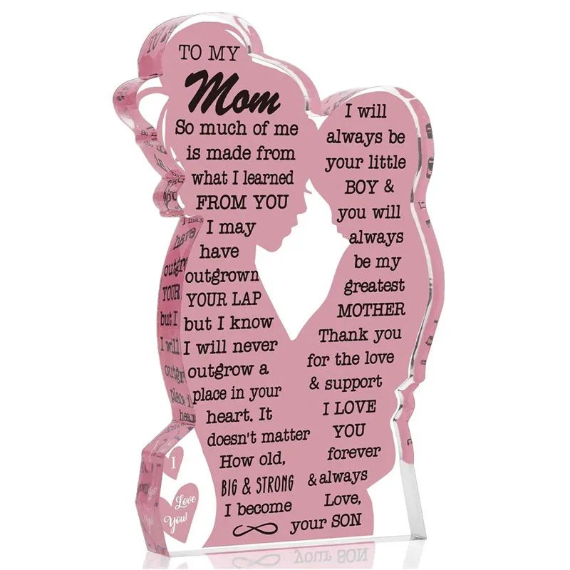 Best Mom Ever Acrylic Plaque Heartfelt Mother Day Gift From Daughter 5