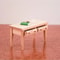 Miniature Dollhouse Study Desk With Books Realistic Tiny Furniture Decor 3