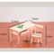 Miniature Dollhouse Study Desk With Books Realistic Tiny Furniture Decor 4