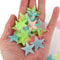 Glow In The Dark Star Wall Stickers Set With Moon 3D Luminous Bedroom Ceiling Decor 2