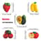 Cute Fruit Fridge Magnet Set 10Piece Flat Magnetic Tile Decorations 2