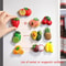 Cute Fruit Fridge Magnet Set 10Piece Flat Magnetic Tile Decorations 3