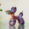 Graffiti Balloon Dog Resin Statue Colorful Modern Art Home Decor 3