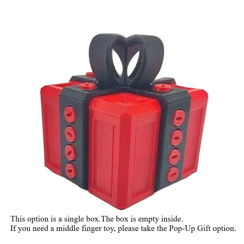 Middle Finger Surprise Gift Box Funny Prank Desk Toy 8