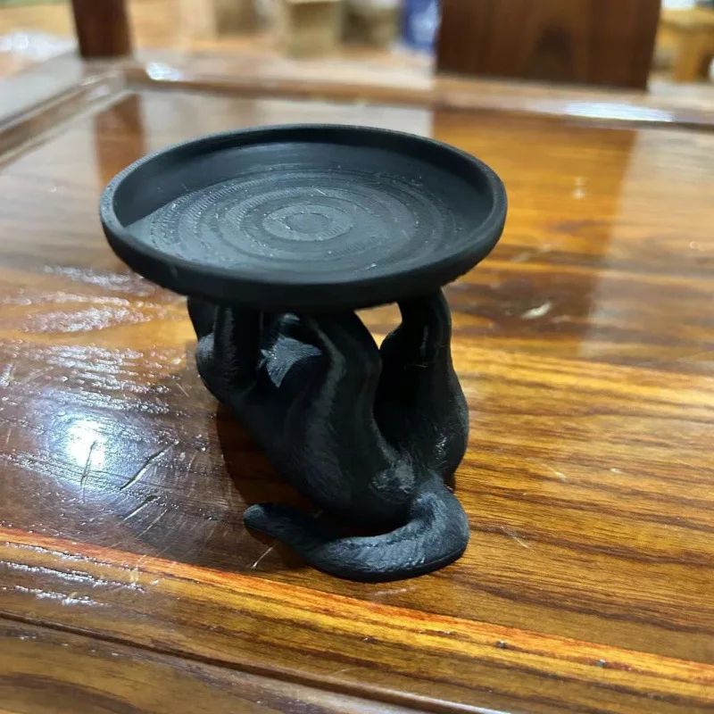 3D Printed Cat Jewelry Tray Cute Decorative Organizer For Rings Accessories 3