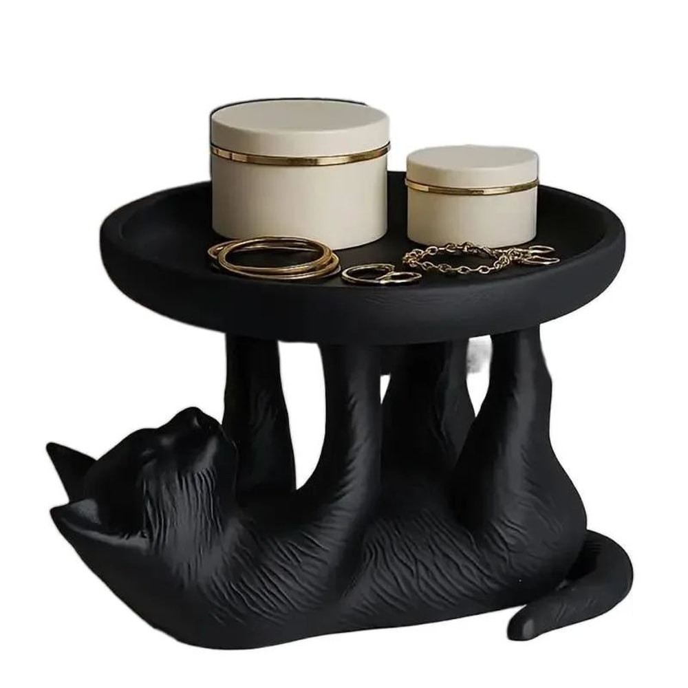 3D Printed Cat Jewelry Tray Cute Decorative Organizer For Rings Accessories 4