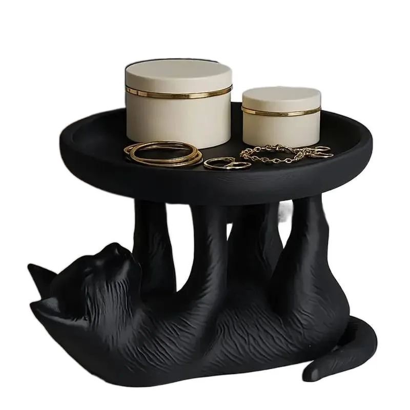 3D Printed Cat Jewelry Tray Cute Decorative Organizer For Rings Accessories 4