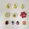 Adorable Refrigerator Magnets Set 10PCS Strong Hold Decorative Fridge Magnets 5