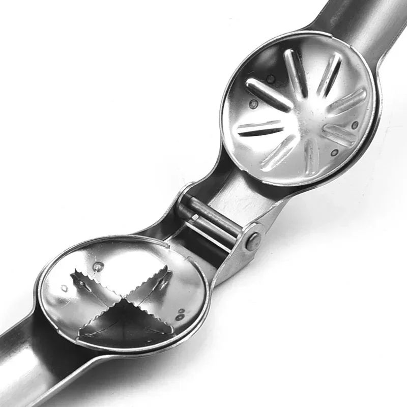 Stainless Steel Chestnut Nutcracker Tool 2in1 Walnut Chestnut Sheller 3