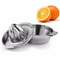 LMETJMA Stainless Steel Lemon Squeezer Manual Citrus Juicer Reamer Cup 4