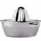 LMETJMA Stainless Steel Lemon Squeezer Manual Citrus Juicer Reamer Cup 8