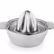 LMETJMA Stainless Steel Lemon Squeezer Manual Citrus Juicer Reamer Cup 9