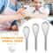 3 Pack Stainless Steel Balloon Whisk Set 8 10 12 Inch Manual Egg Beaters 0