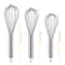 3 Pack Stainless Steel Balloon Whisk Set 8 10 12 Inch Manual Egg Beaters 1