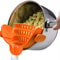 Silicone ClipOn Pasta Strainer Foldable Clamp Pot Filter For Noodles Vegetables 7