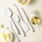 6 Piece Silicone Spatula Set AllinOne Baking Frosting Tools Kit 0
