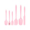 6 Piece Silicone Spatula Set AllinOne Baking Frosting Tools Kit 8
