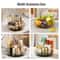 360 Rotating Spice Rack Organizer Multifunctional Kitchen Countertop Turntable 5