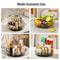 360 Rotating Spice Rack Organizer Multifunctional Kitchen Countertop Turntable 5