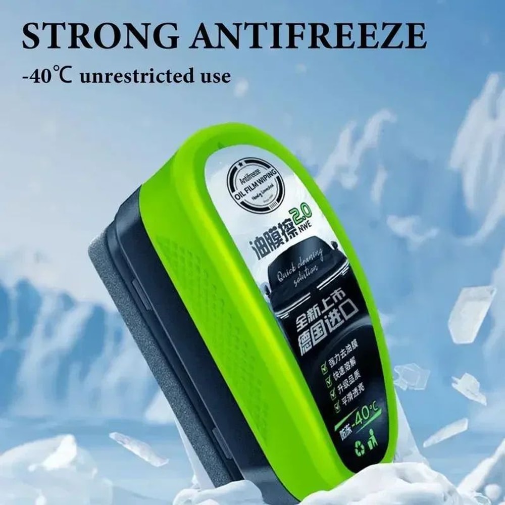 Automotive Glass Oil Film Remover Sponge Windshield Cleaning Brush Tool 1
